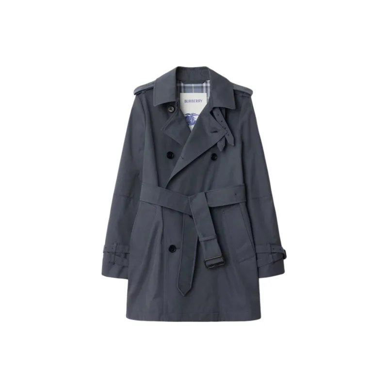 Burberry SS25 Trench Coat Women's Gray-0