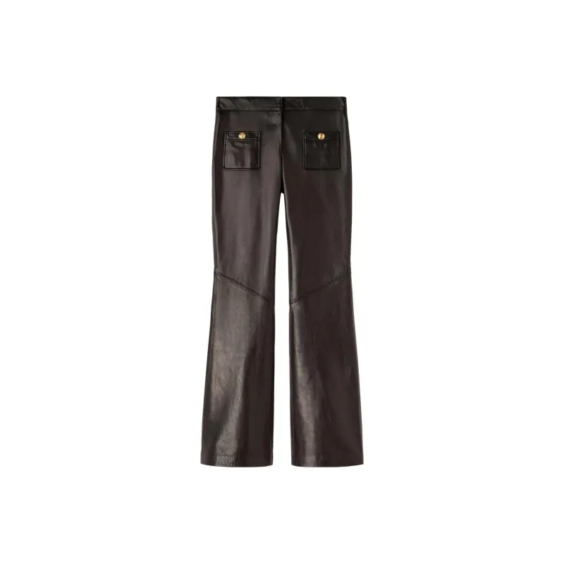 PALM ANGELS Panelled Flared Trousers-0