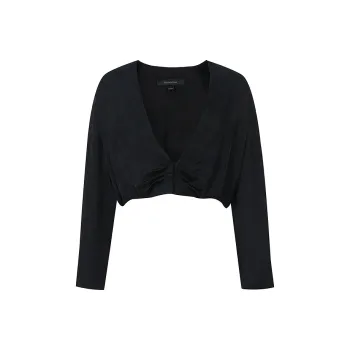 Firststation Cropped Coats Women's Black