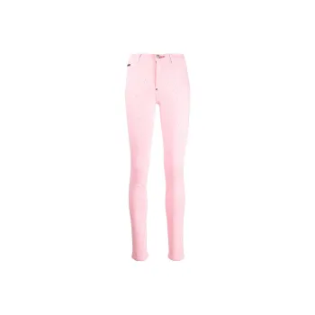 PHILIPP PLEIN High rise Crystal embellished Jeggings