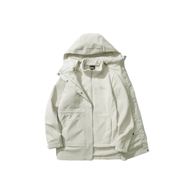 Jack Wolfskin Waterproof And Windproof To Keep Warm Windbreaker Jacket Women's-0