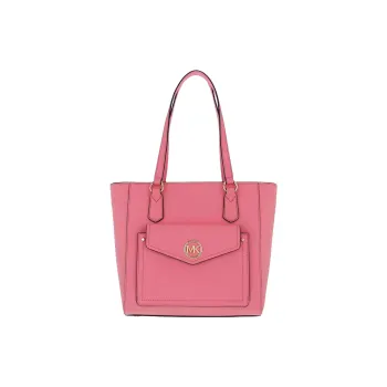 MICHAEL KORS Joey Leather Shoulder Bag Medium Size Women's Pink