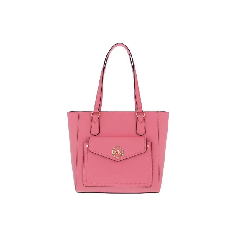 MICHAEL KORS Joey Leather Shoulder Bag Medium Size Women's Pink-0