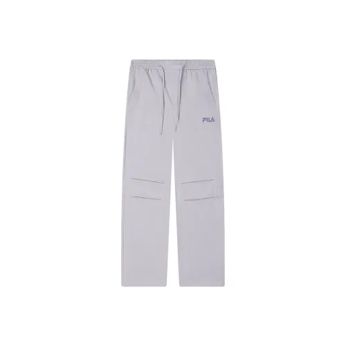 FILA Casual Pants Women's Light Cream Purple