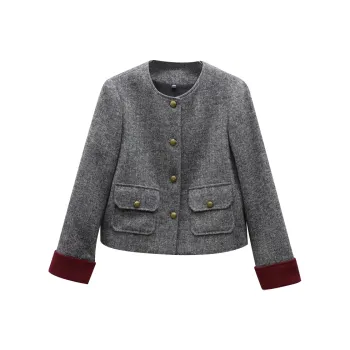 Juden Choi Coats Women's Gray