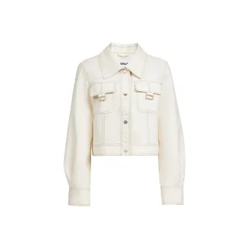 ONLY Trench Coat Women's Ancient White