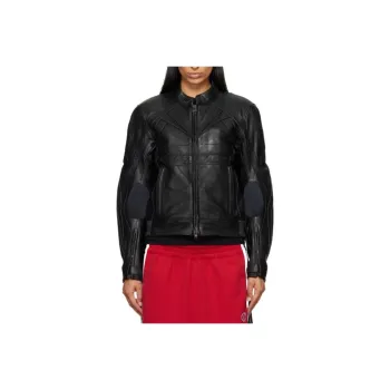 Vetements Leather Jacket Women's Black