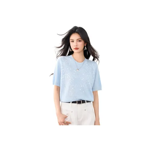 La Chapelle T Shirts Women's Blue