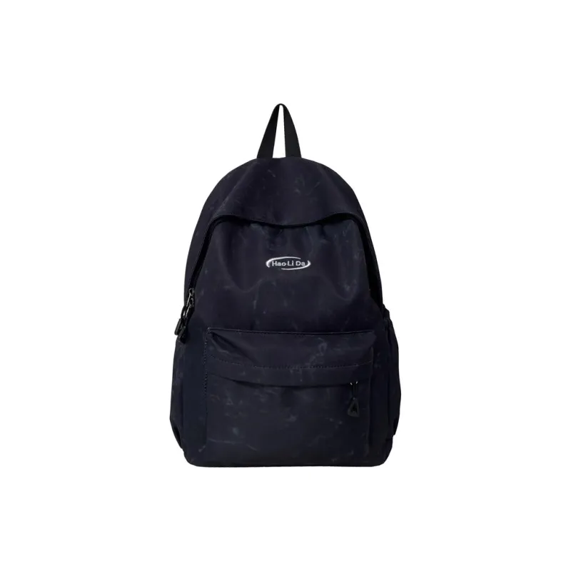 BAODIDAISHU Composite Cloth Backpack Unisex White/Black/Red/Blue-6