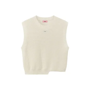 CHUU Vest Women's White Apricot