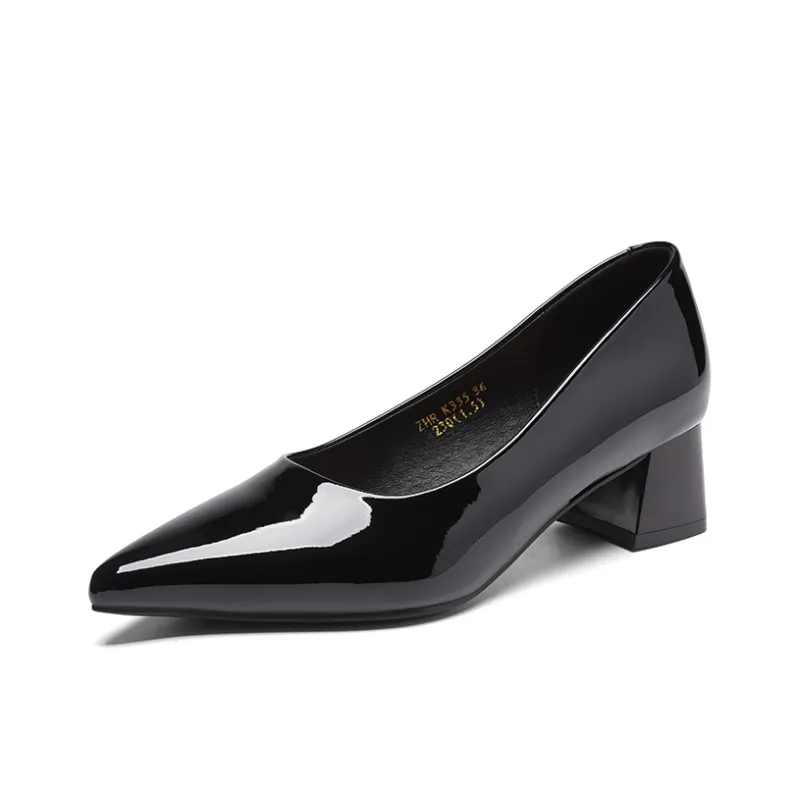 ZHR Chunky Heel High Heels Women's-1