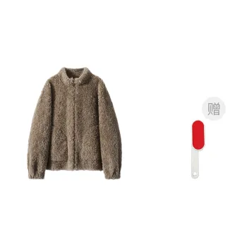 Kele Coco Fur Women's Coffee Brown