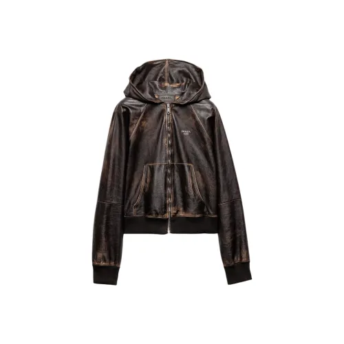 PRADA Hooded Zip Up Jacket