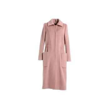 QIAOWANNI Coats Women's Red Ripe Orange