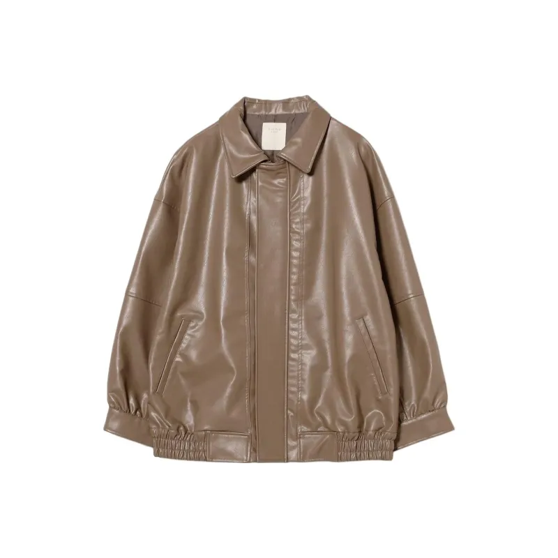 Beams Leather Jackets Women's-2