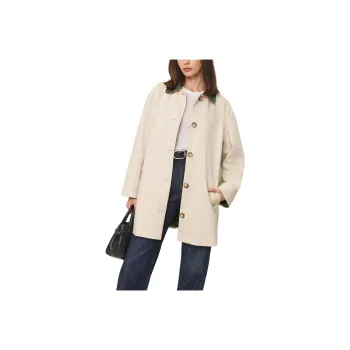 REFORMATION Irene Jacket Coats Women's Oyster Color