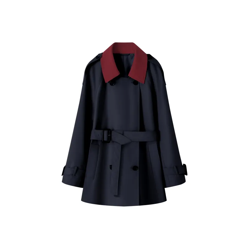 MOSIIMORII Trench Coats Women's-3