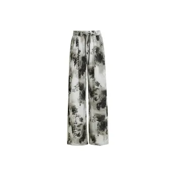 Wen Shan Casual Pants Women's Ink Wash Painting