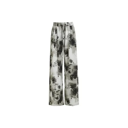 Wen Shan Casual Pants Women's Ink Wash Painting
