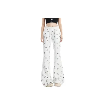 Rose Casual Pants Women's White