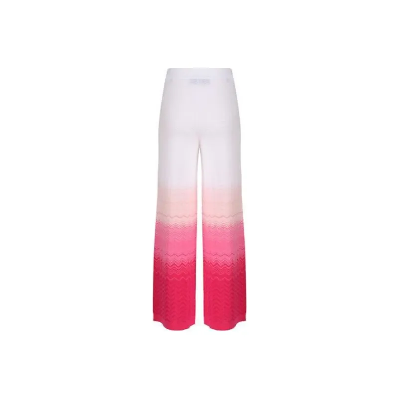 MISSONI Zig Zag Pattern Straight Leg Trousers-0