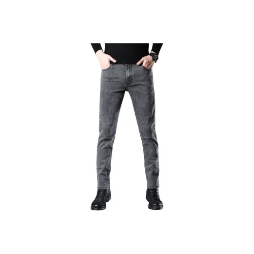 PANDA ADEVIL Jeans Men Black Gray Color