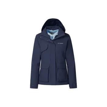 Columbia Warm Heat Reflective Windbreaker Jacket Women's Blue