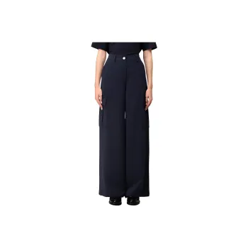 THEORY Admiral Crepe Wide Leg Cargo Pants