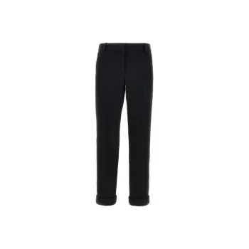 BALMAIN High Rise Tapered Trousers