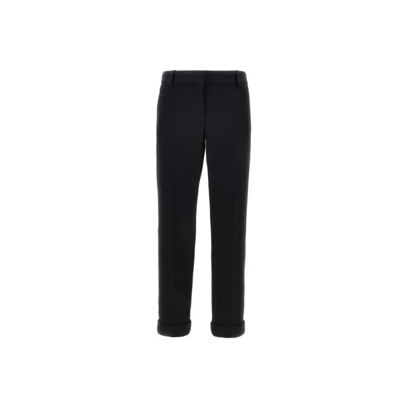 BALMAIN High Rise Tapered Trousers-0