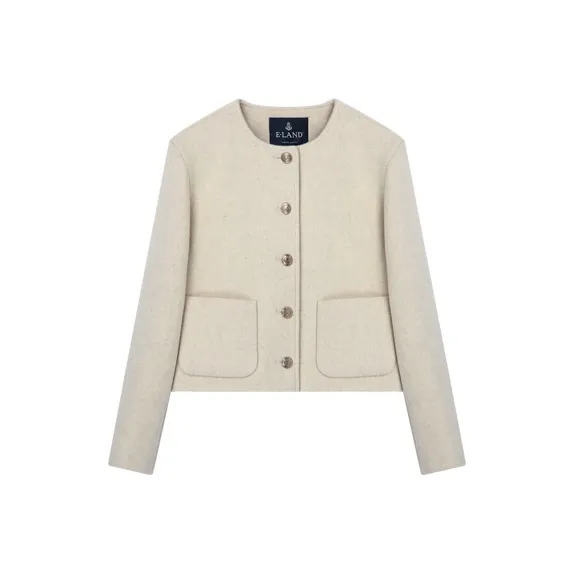 E.land Business Suit Women's Ivory White-0
