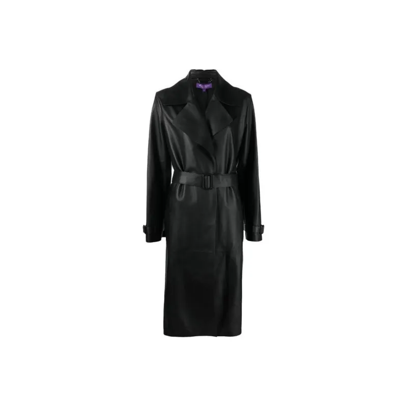 Polo Ralph Lauren Trench Coat Women's Black-0