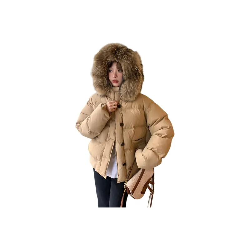 Oudifu Puffer Jackets Women's-0