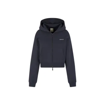 EMPORIO ARMANI Asv Hooded Zip up Sweatshirt From The Peace Capsule Collection