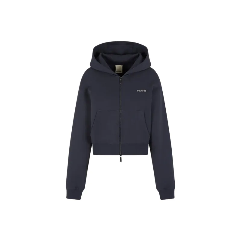 EMPORIO ARMANI Asv Hooded Zip up Sweatshirt From The Peace Capsule Collection-0