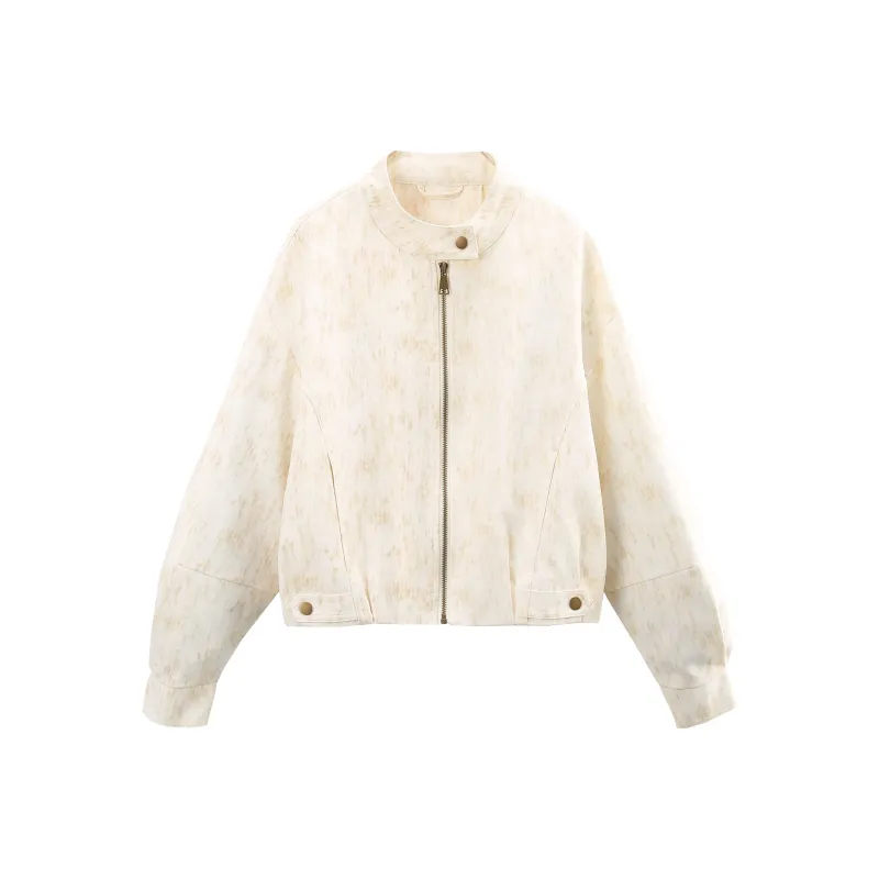 A Paradise For Awakening Cropped Coat Women's Beige-0