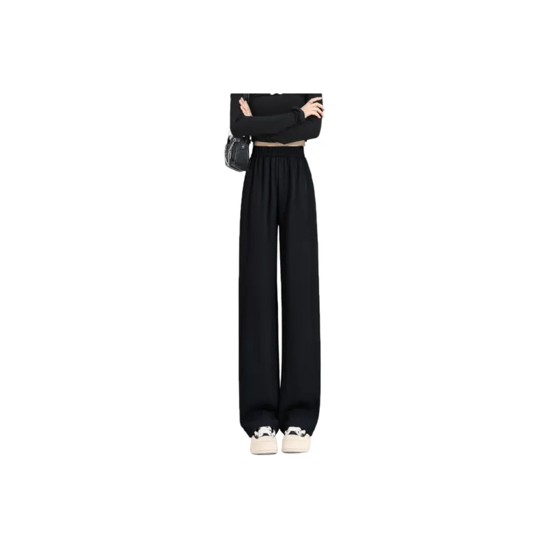 Ya Sheep People Casual Pants Women's Black-3