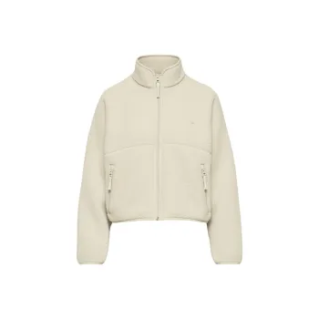 ARITZIA Tna Polartec Thermal Pro Mockneck Zip-up Velvet-feel Coat Women's Mullein/Multicolor