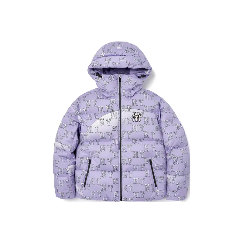 MLB New York Yankees Down Jacket Women's Purple-0