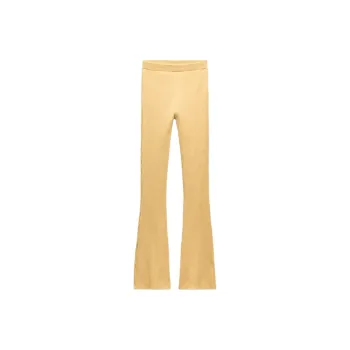 ZARA Casual Pants Women's Light Yellow