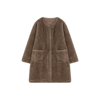 XWI Velvet feel Coat Women's Mocha