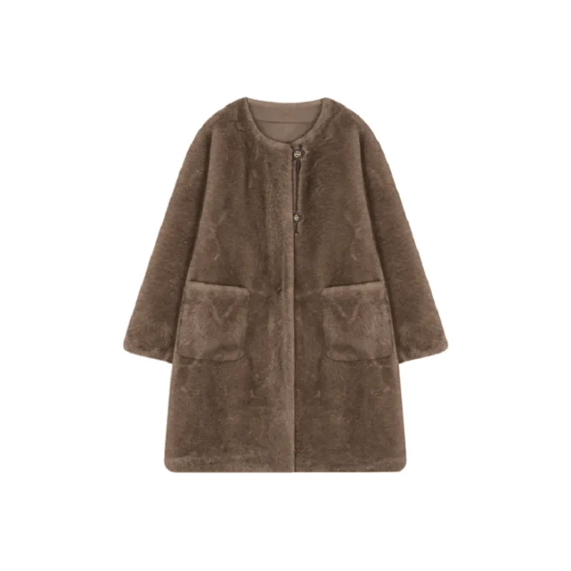XWI Velvet feel Coat Women's Mocha-0