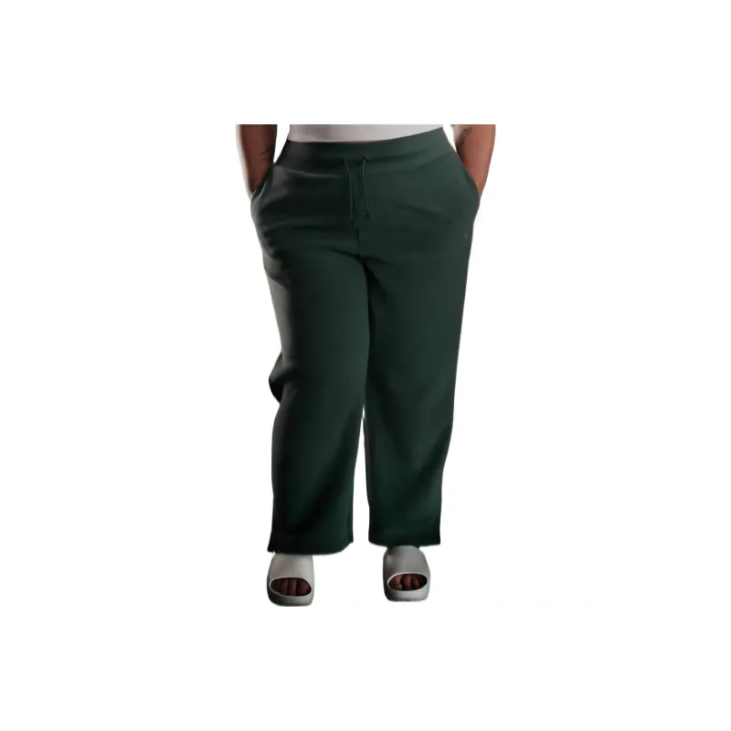 Nike Sportswear Phoenix Plush Women's High Waisted Wide Leg Cozy Fleece Pants Plus Size-0