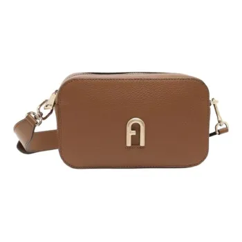 Furla Leather Shoulder Bag Mini Women's Cognac