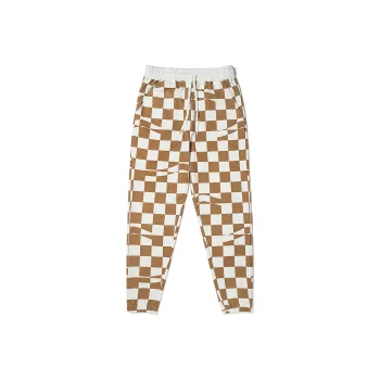 Vans Casual Pants Women's Cocoa Brown Checkerboard