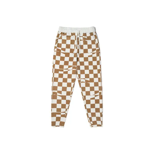 Vans Casual Pants Women's Cocoa Brown Checkerboard