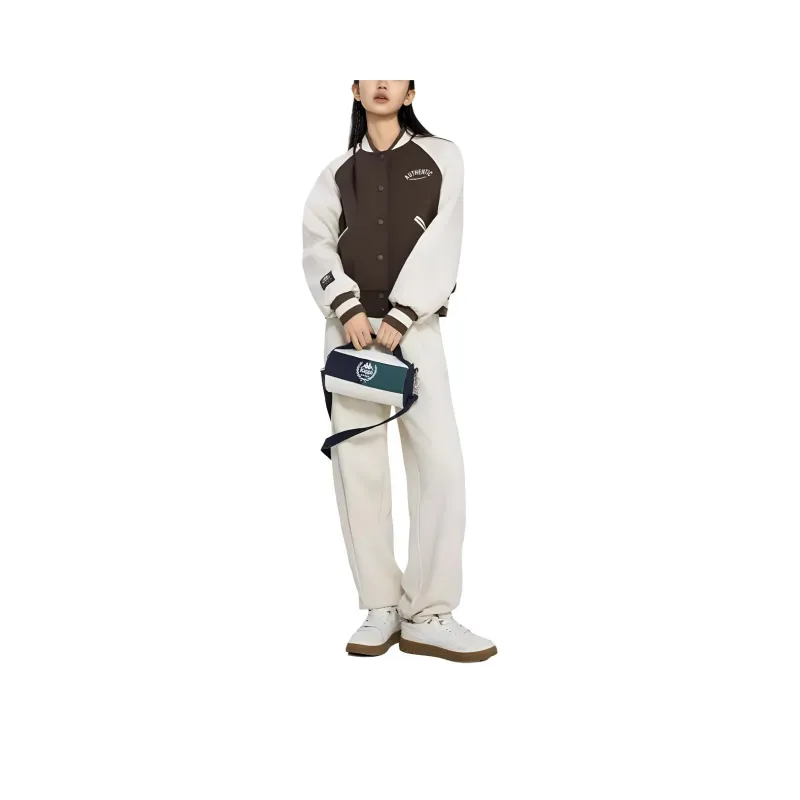 Kappa Baseball Jacket Women's Dark Brown-0
