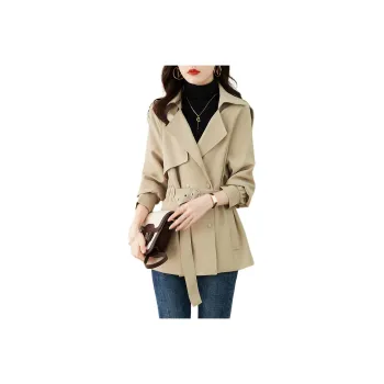 XWI Trench Coat Women's Warm Tea Brown