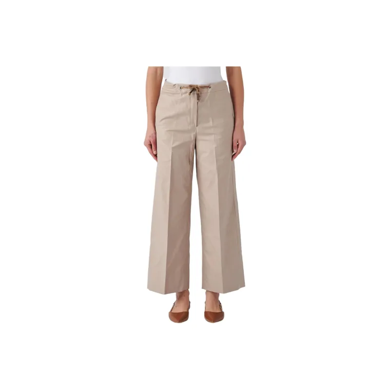 'S MAX MARA Drawstring Wide Leg Pants-0