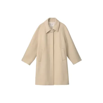 Fstudio Fall And Winter Advanced Cashmere Long Coat Women's Yellow